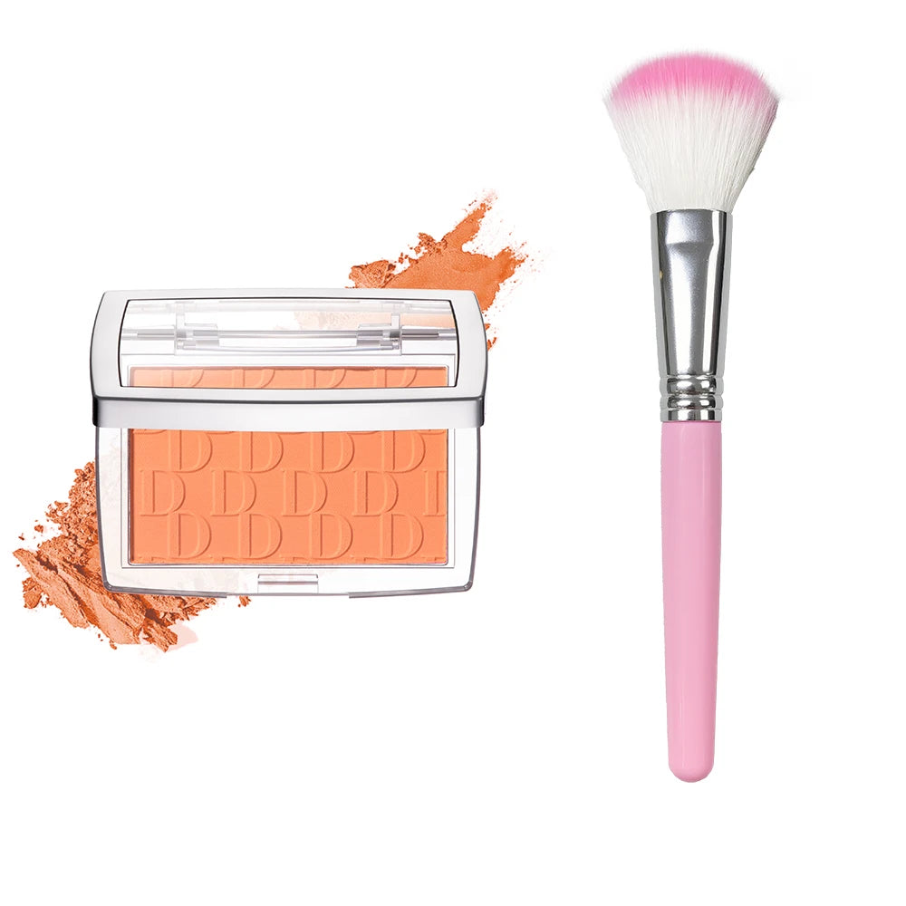 Embossed Blush Palette and Matte Face Makeup for a Natural Glowing Complexion