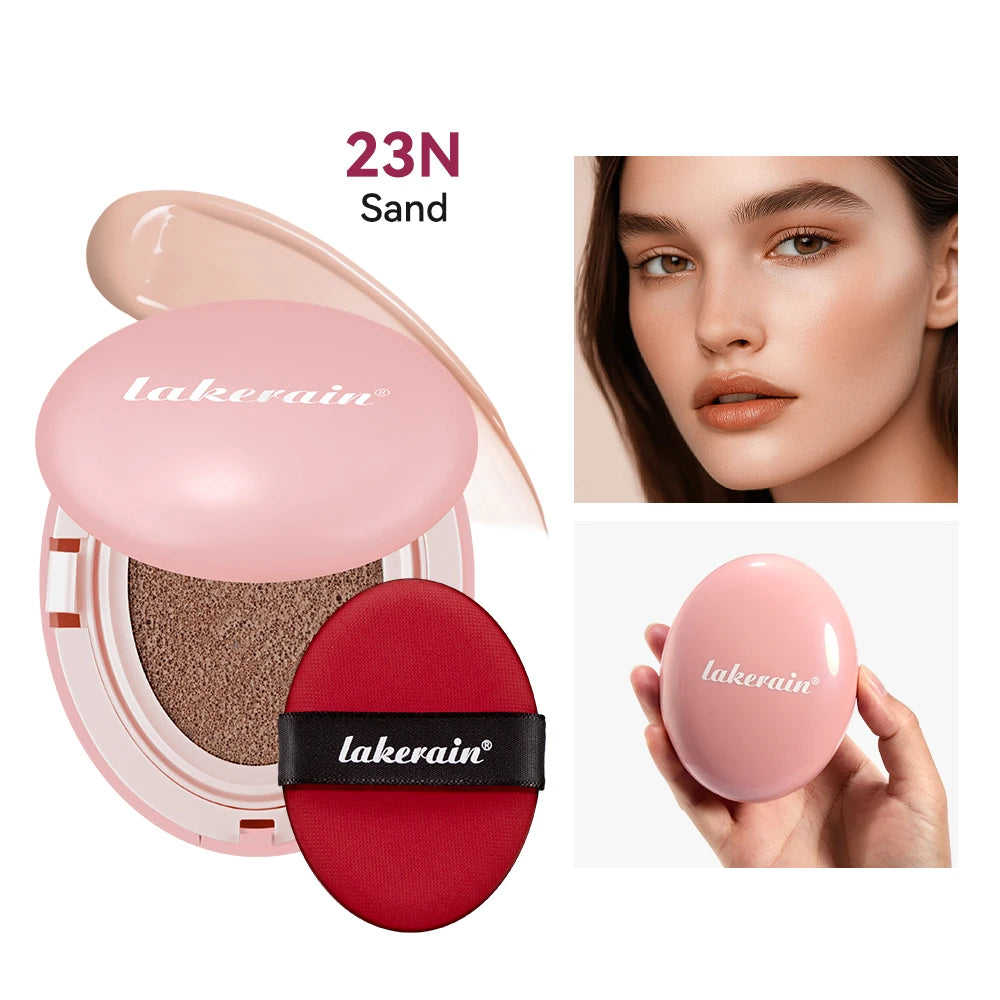 Semi Matte CC Cream Cushion and Long Lasting Foundation for Flawless Face Makeup