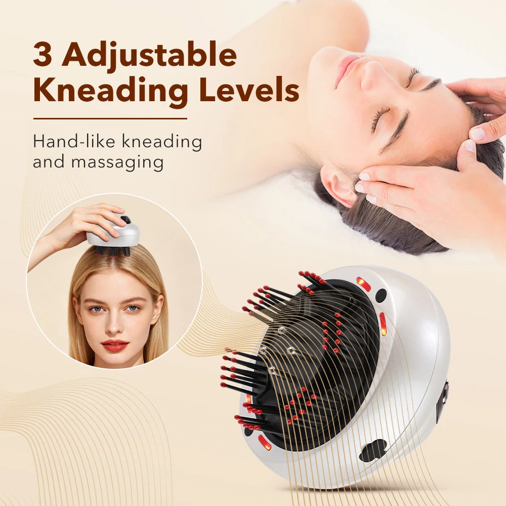 Electric Scalp Massager and Hair Oil Applicator for Daily Refreshing Scalp Care - 3