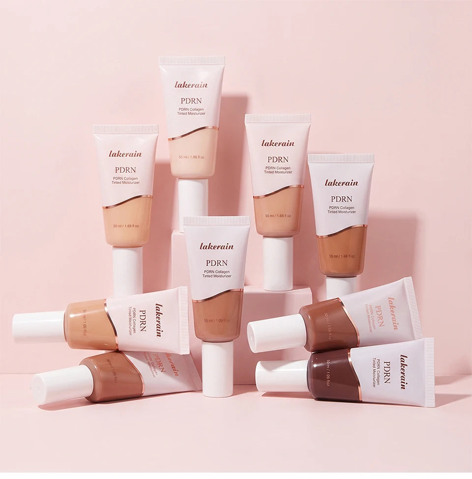 PDRN Collagen Tinted Moisturizer and Radiant Skin Foundation for Daily Glow Makeup - 17