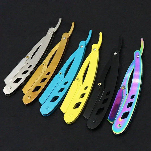 Folding Straight Razor and Barber Shaving Tool for Men and Professional Grooming