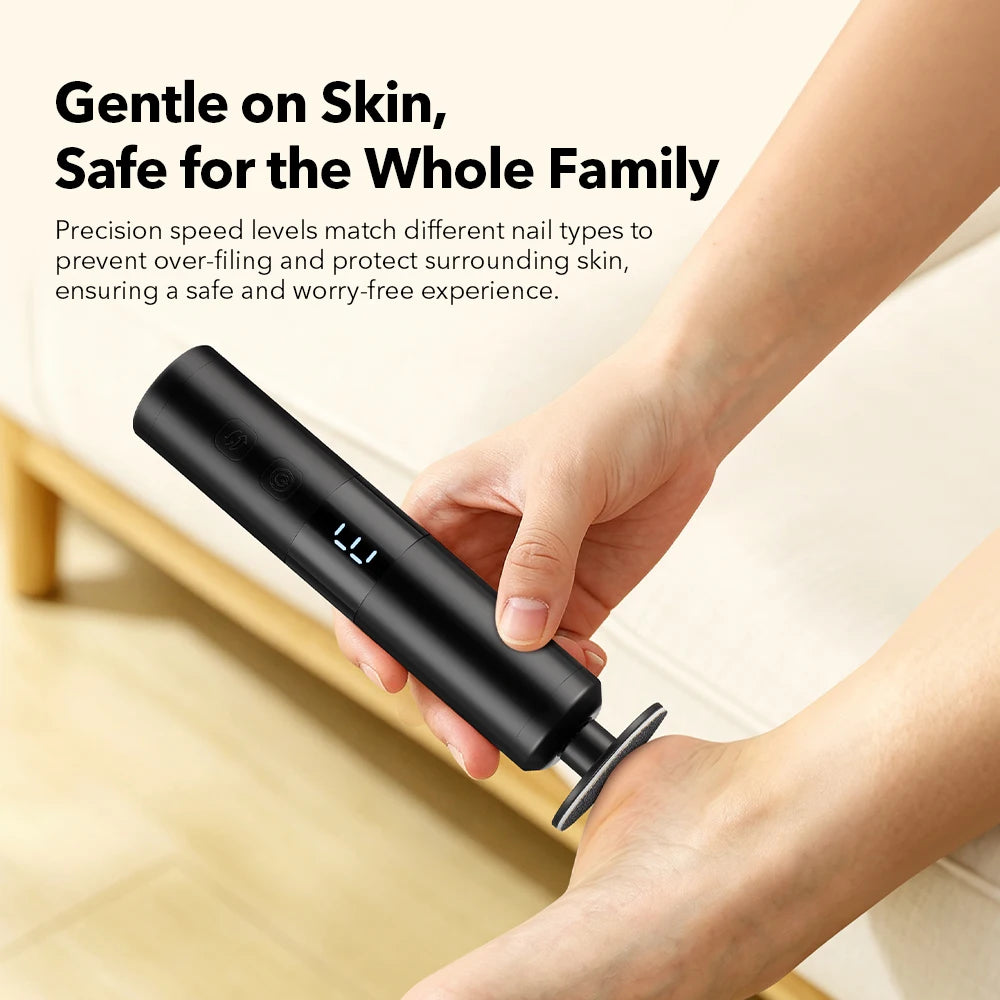 Electric Foot File and Callus Remover for Smooth Heels and Professional Home Care - 10