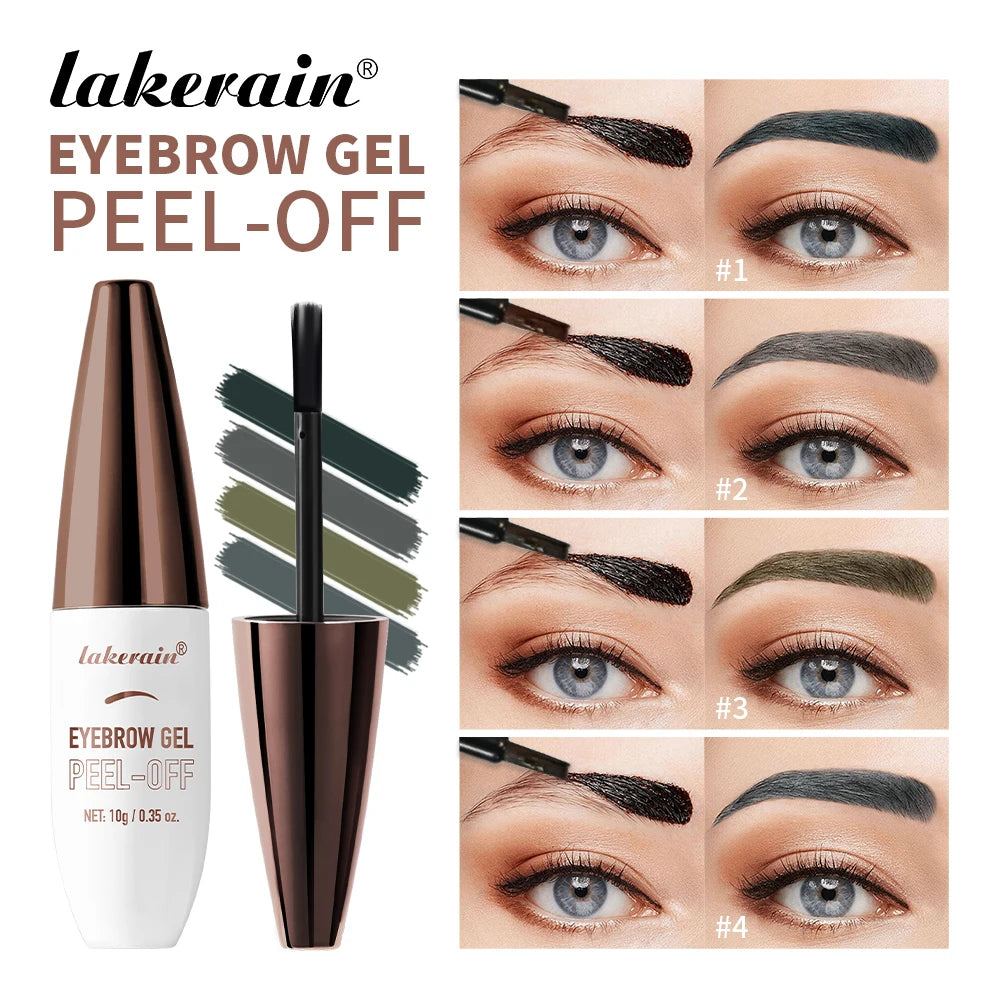 Peel off Eyebrow Gel and Temporary Brow Tint for a Natural Long Lasting Look - 1