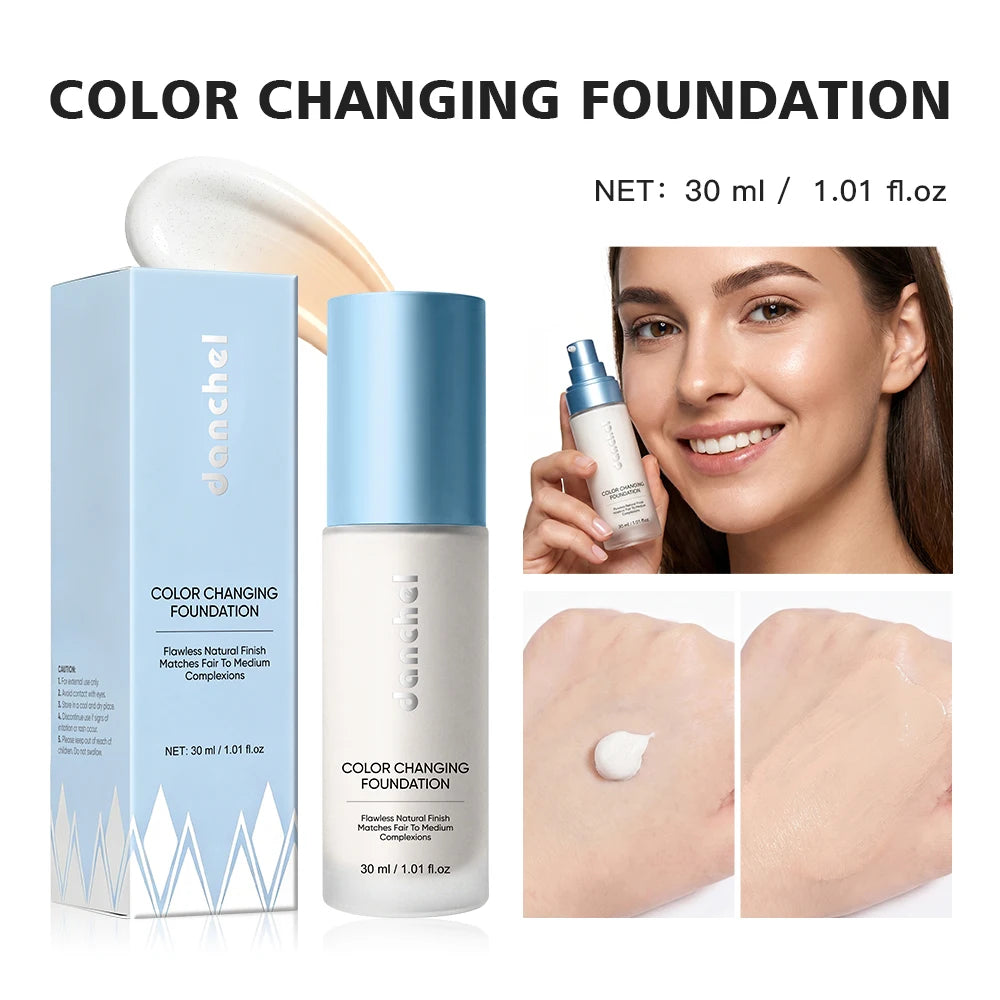 Color Changing Foundation and Face Concealer for Daily Makeup and Sun Protection - 34