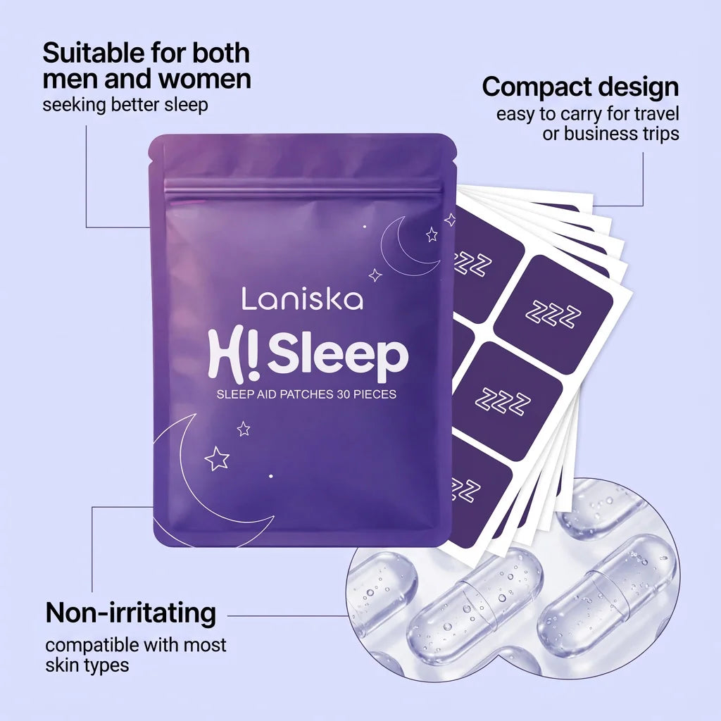 Sleep Aid Patches and Natural Insomnia Relief Strips for Restful Nights at Home - 8