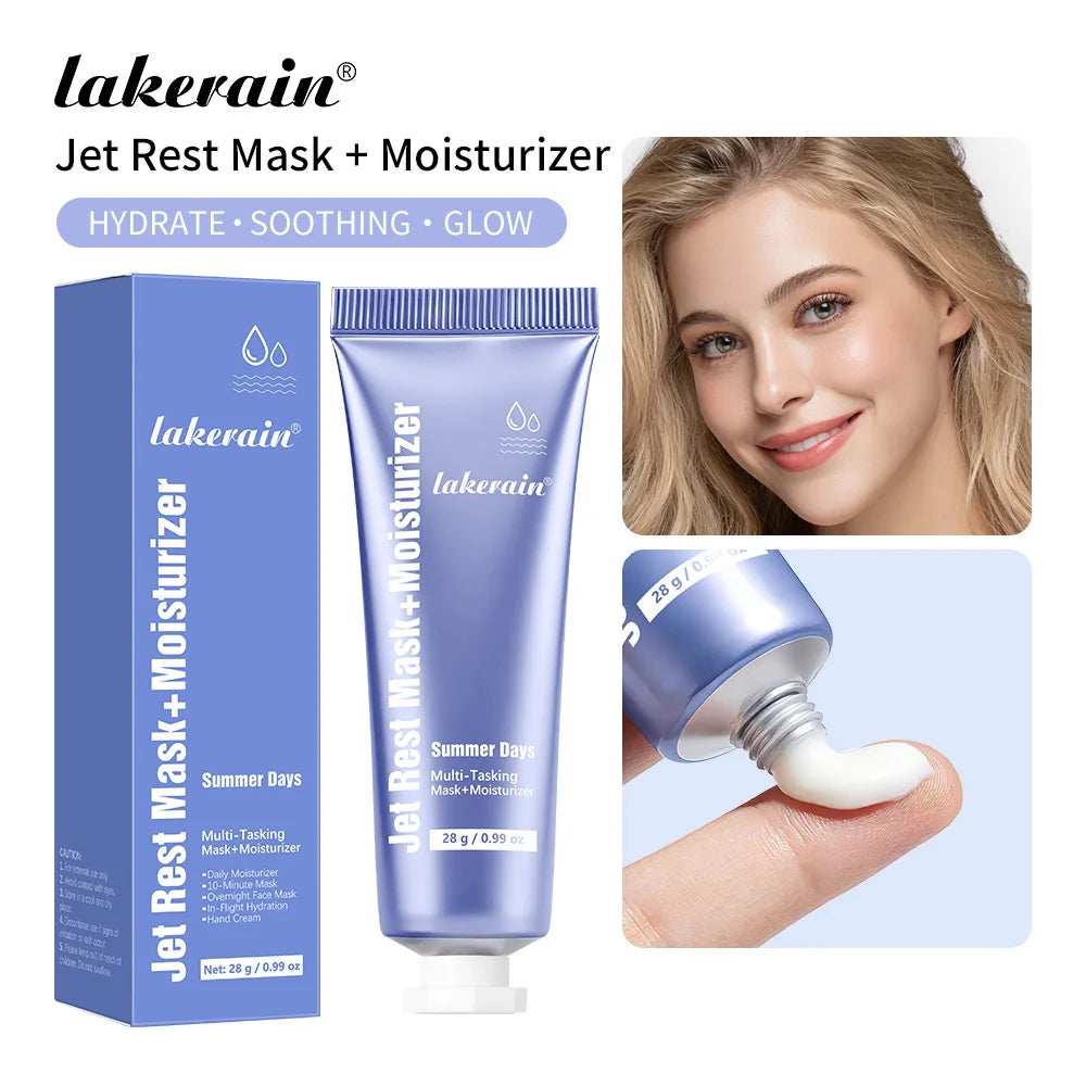 Jet Rest Face Mask and Daily Moisturizer for Dry Skin and Travel Skincare - 20