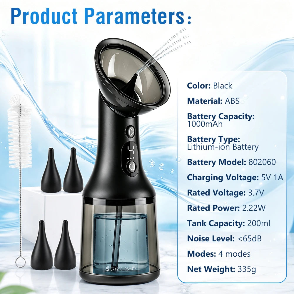 Electric Ear Wax Removal Tool and Irrigation System for Safe Home Ear Care - 14