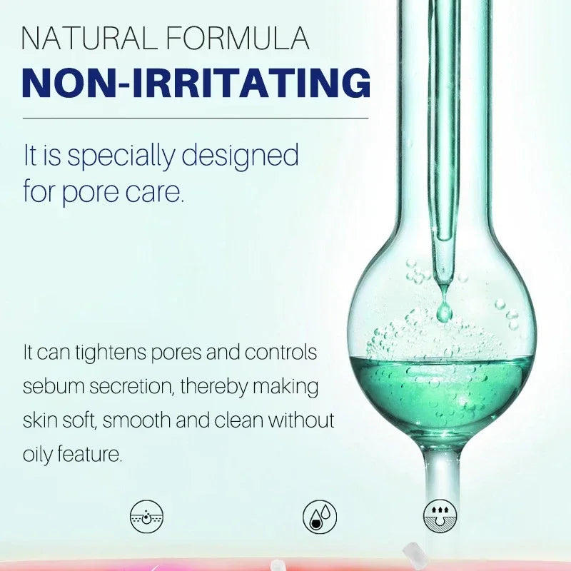 Pore Shrinking Serum and Face Tightening Essence for Smooth Radiant Skin
