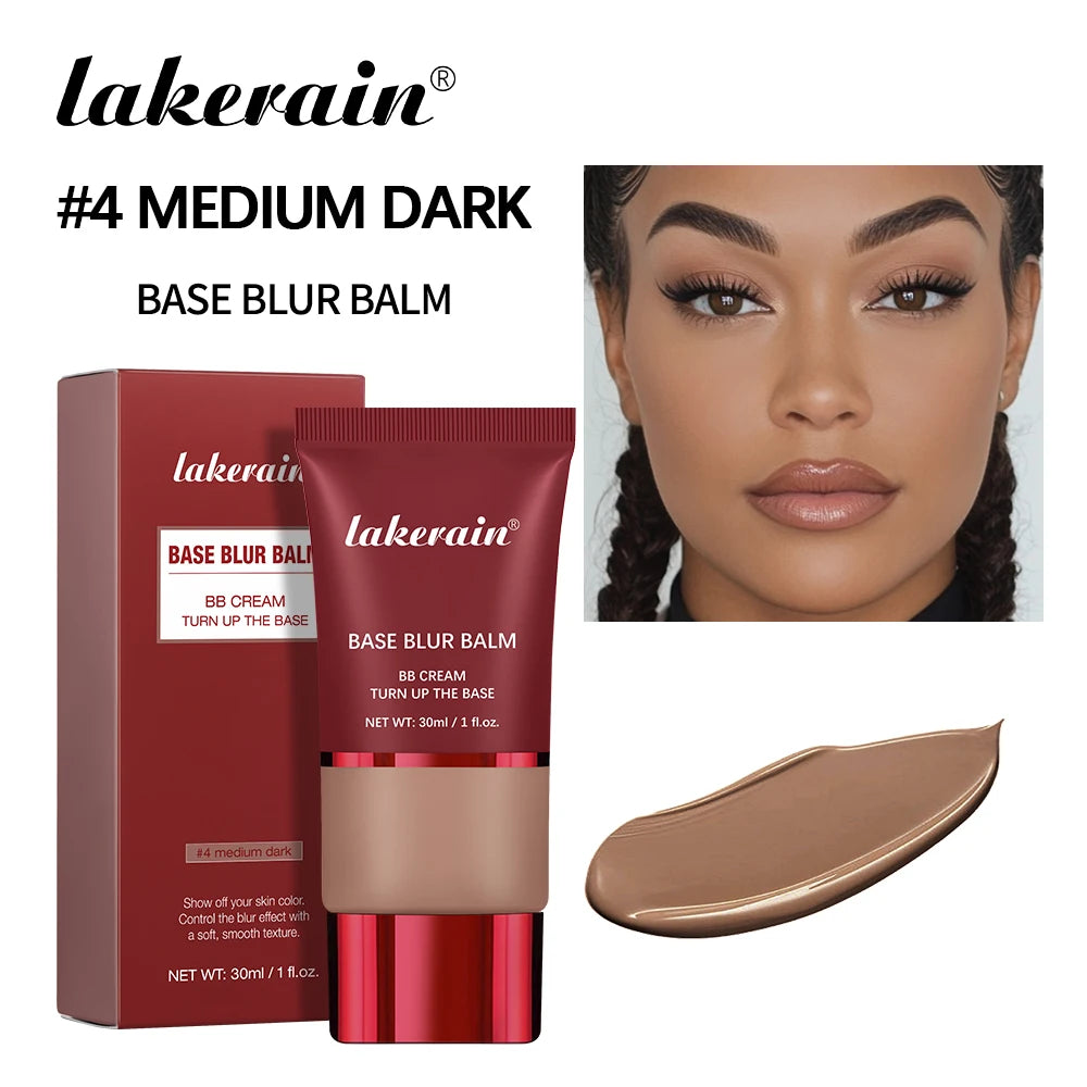 Base Blur Balm and Oil Control Foundation for a Smooth Matte Daily Makeup