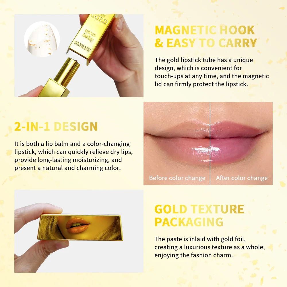 Color Changing Lipstick and Hydrating Lip Balm for Daily Natural Makeup Looks - 5