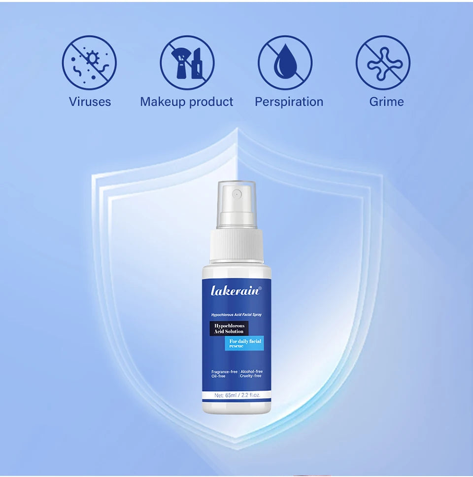 Hypochlorous Acid Facial Spray and Skin Toner Mist for Daily Redness Relief