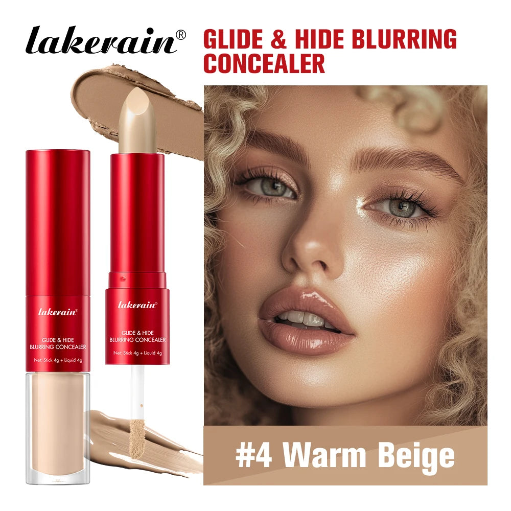 Glide and Hide Blurring Concealer and Full Coverage Foundation for Daily Makeup - 21