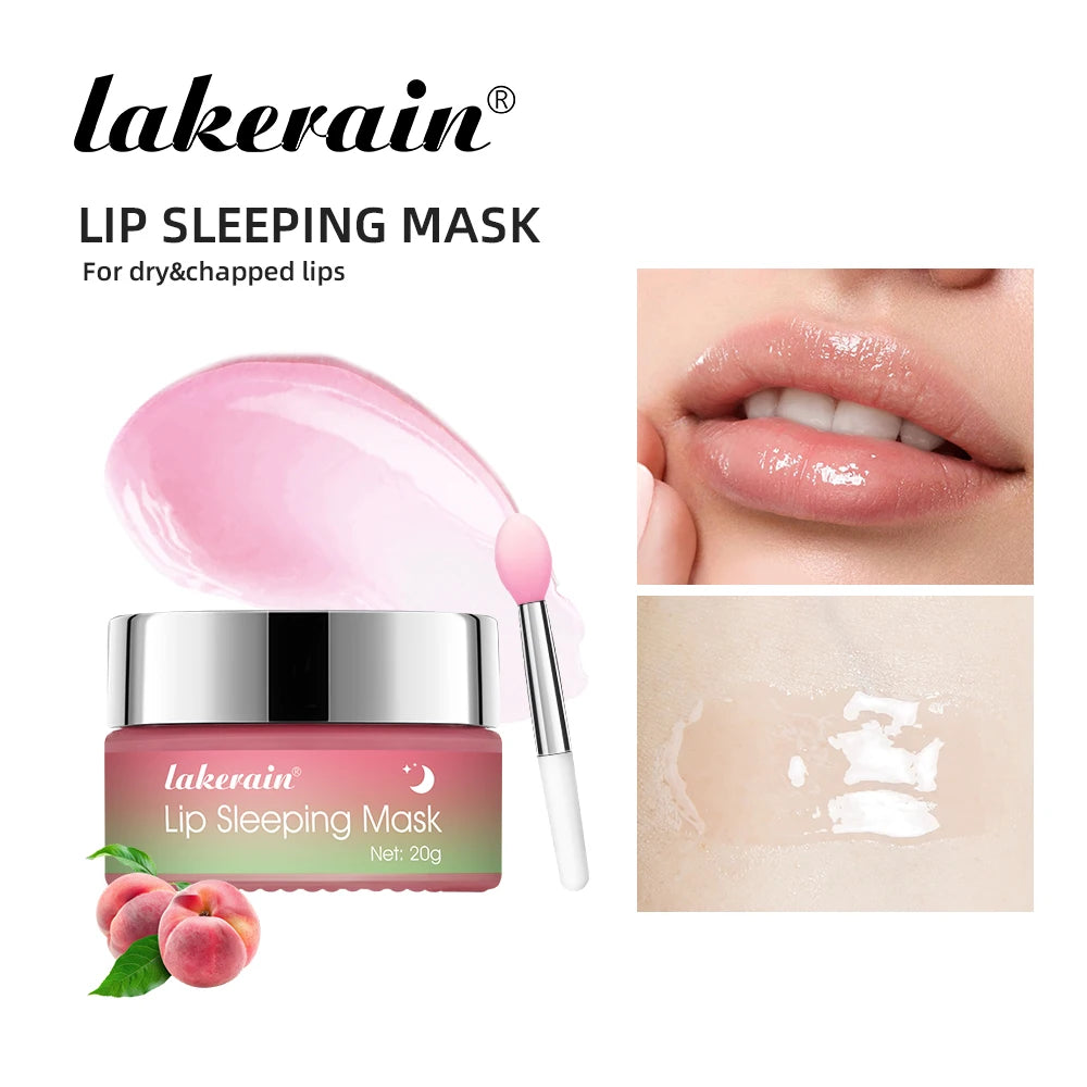 Lip Sleeping Mask and Hydrating Lip Balm for Dry Cracked Lips Overnight Repair