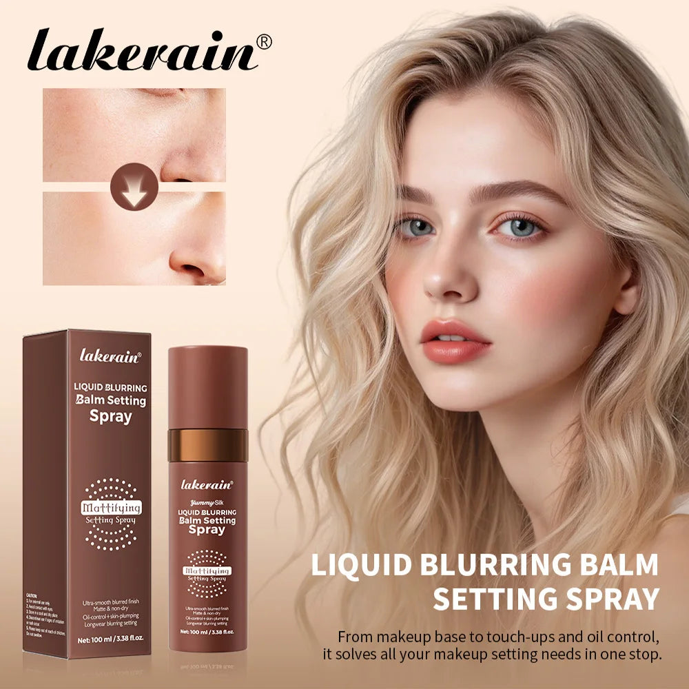 Liquid Blurring Balm Setting Spray and Makeup Fixer for long lasting daily wear