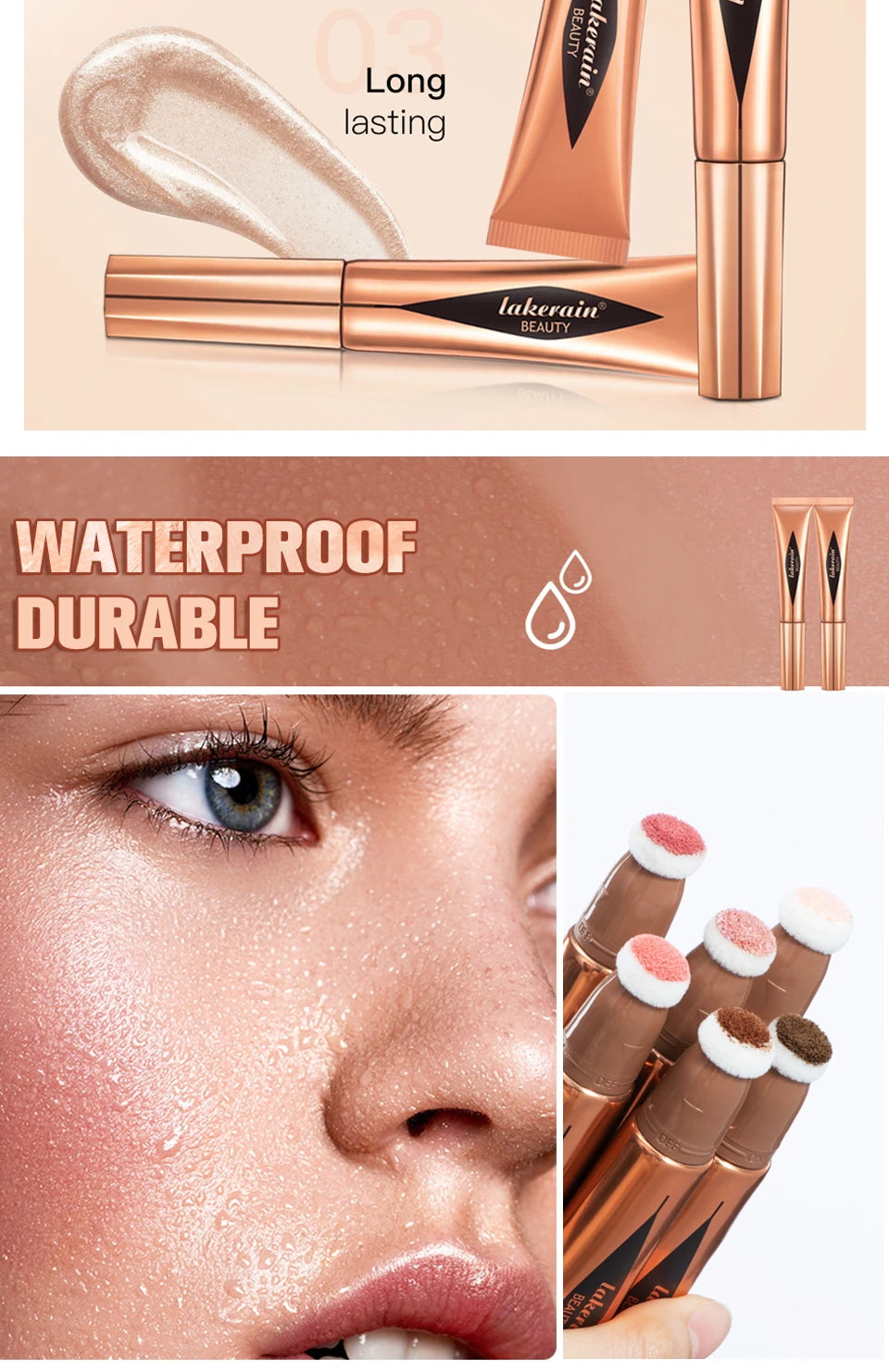 Liquid Face Bronzer and Makeup Contouring Wand for Daily Beauty Routines - 14