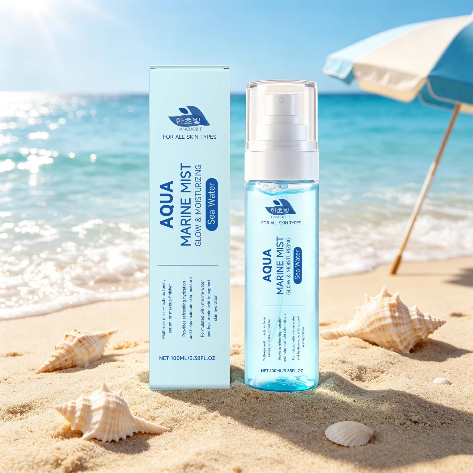 Sea Water Hydrating Mist and Moisturizing Face Spray for Daily Skin Refreshing - 1
