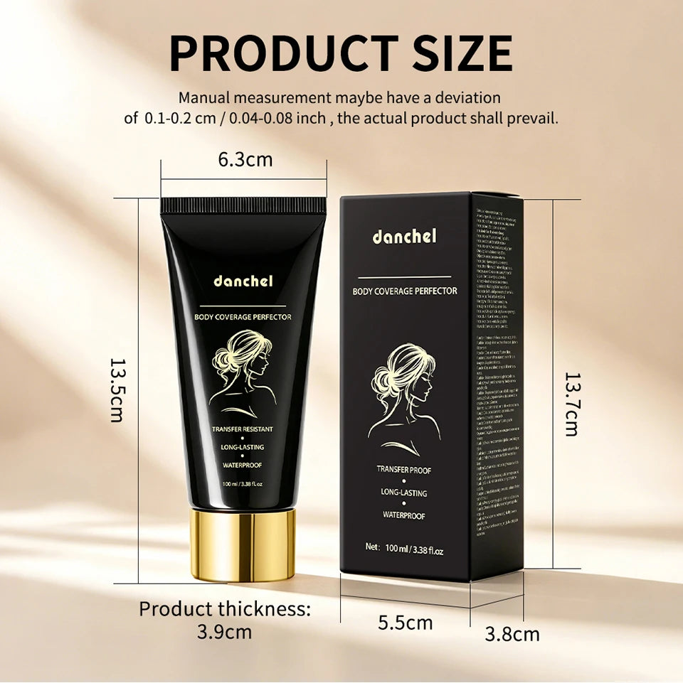 Body Coverage Perfector and Tattoo Concealer Cream for Flawless Smooth Skin
