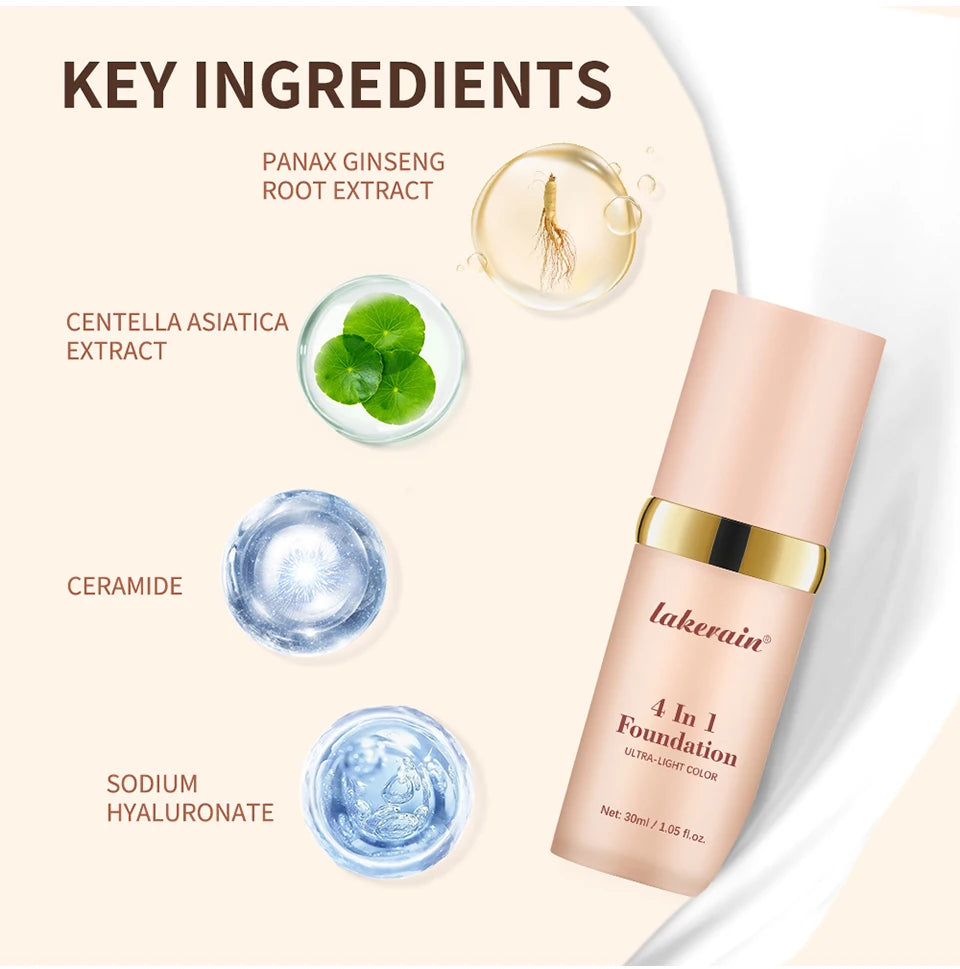 Color Changing Foundation and Face Concealer for Daily Makeup and Sun Protection - 12