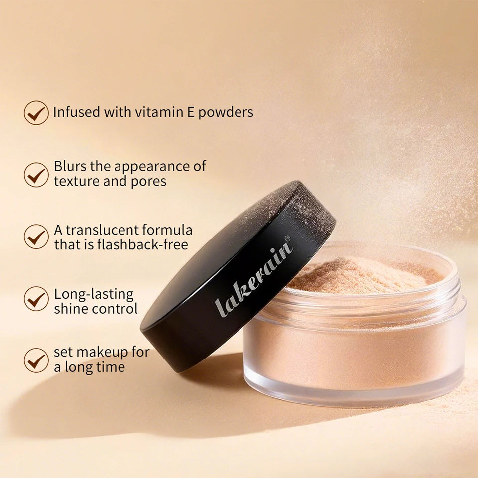 Translucent Loose Setting Powder and Matte Finishing Makeup for Daily Wear - 8