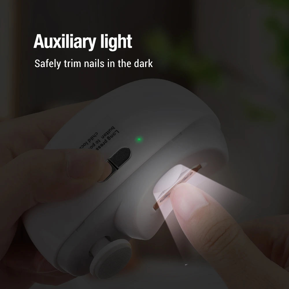 Electric Nail Clipper and Automatic Nail Trimmer for Baby Adult and Elderly - 6
