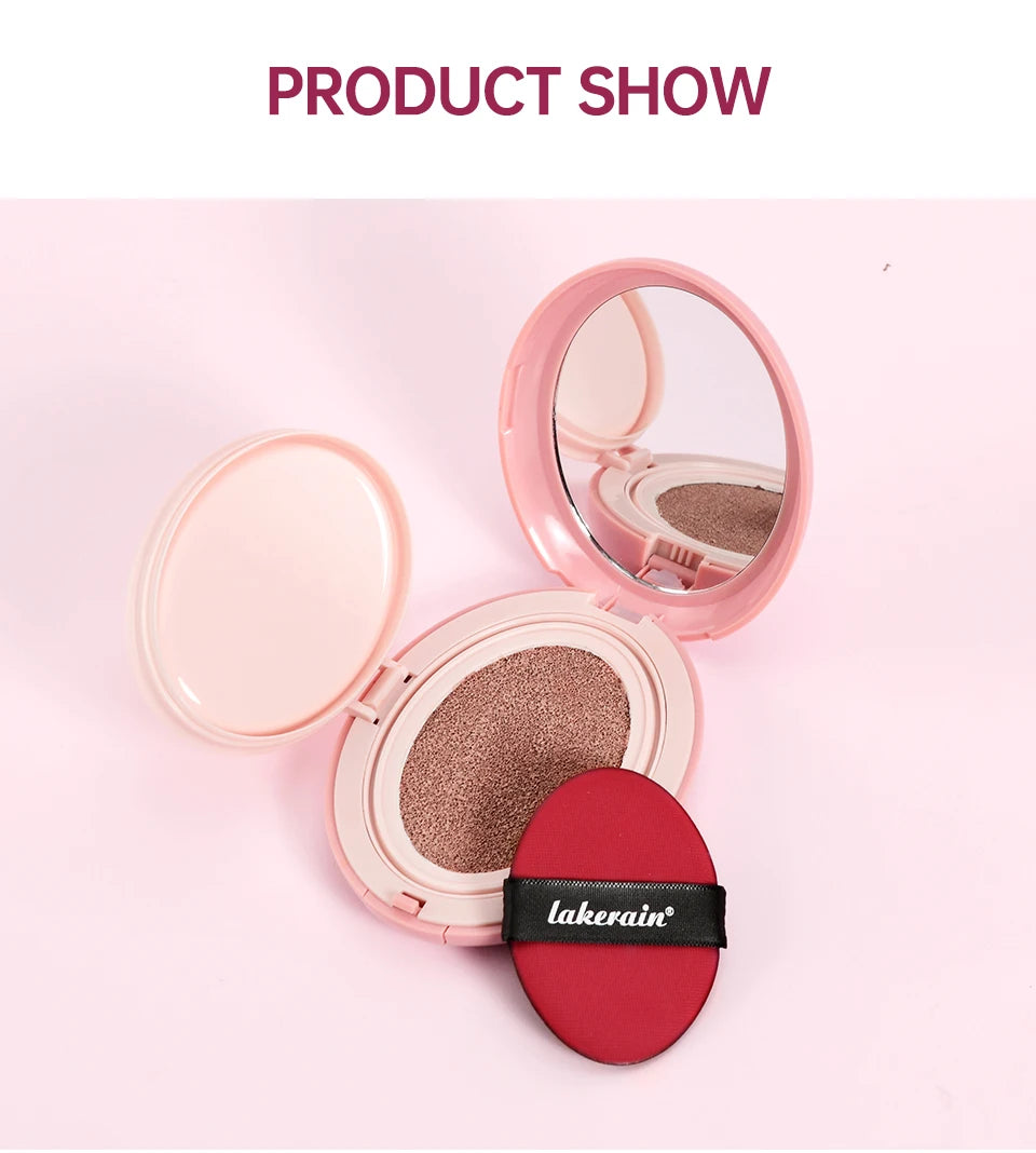 Semi Matte CC Cream Cushion and Long Lasting Foundation for Flawless Face Makeup