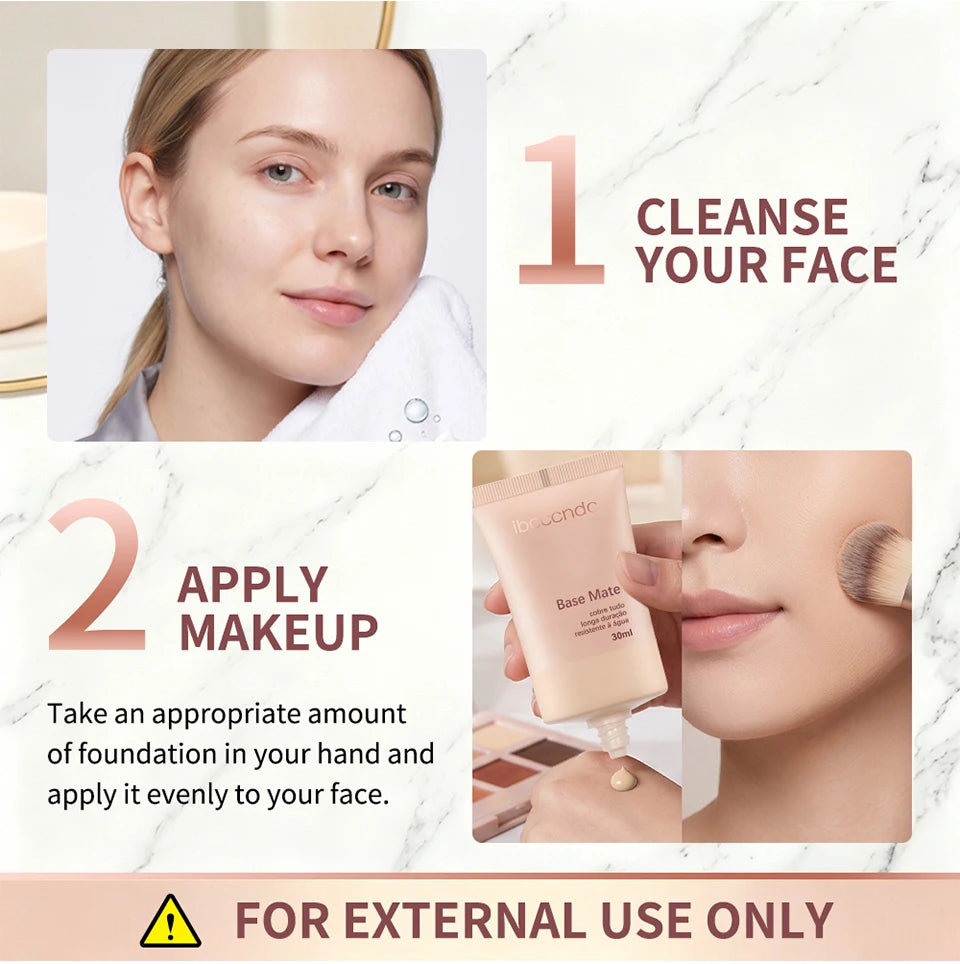 Matte Foundation and Liquid Face Makeup for Long Lasting Daily Skin Coverage
