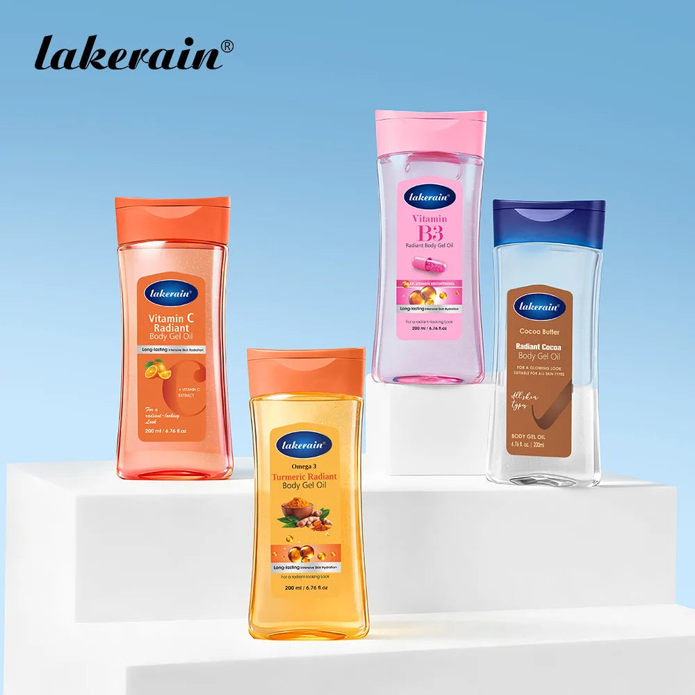 Radiant Body Gel Oil and Moisturizing Skin Treatment for Daily Glowing Hydration