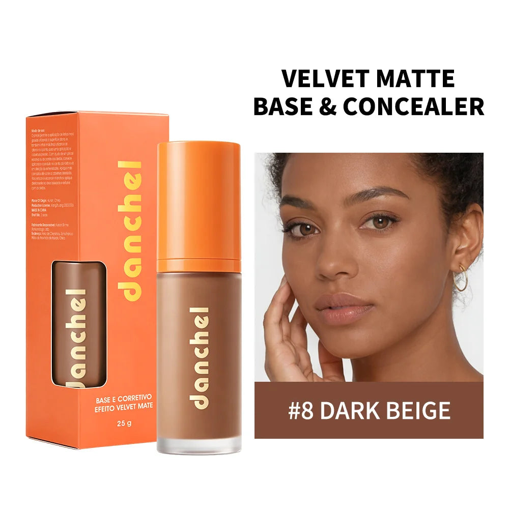 Liquid Foundation and Face Concealer for Daily Makeup and Flawless Skin Coverage - 21