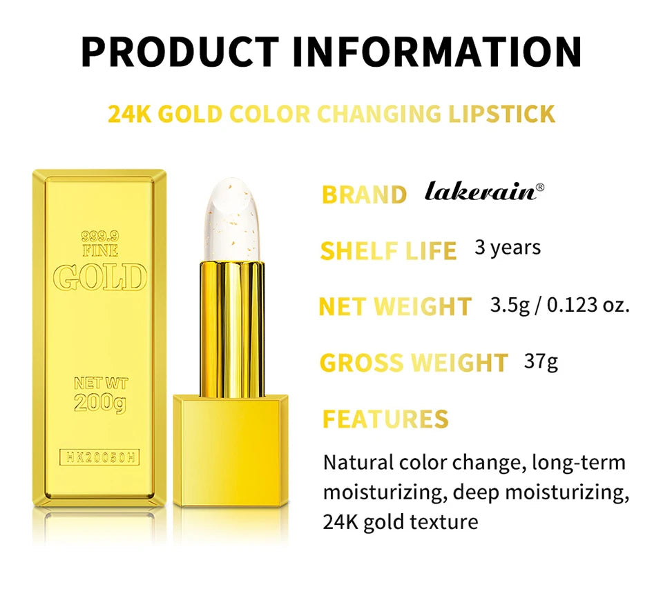 Color Changing Lipstick and Hydrating Lip Balm for Daily Natural Makeup Looks