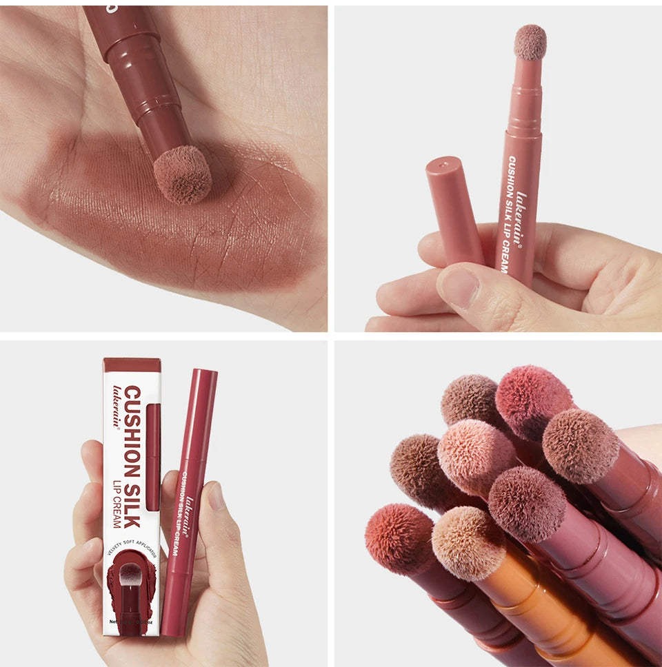 Cushion Silk Lip Cream and Matte Tint for Long Lasting Waterproof Makeup