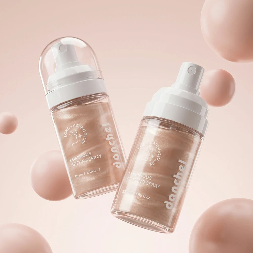 Luminous Setting Spray and Hydrating Makeup Mist for a Radiant Dewy Finish