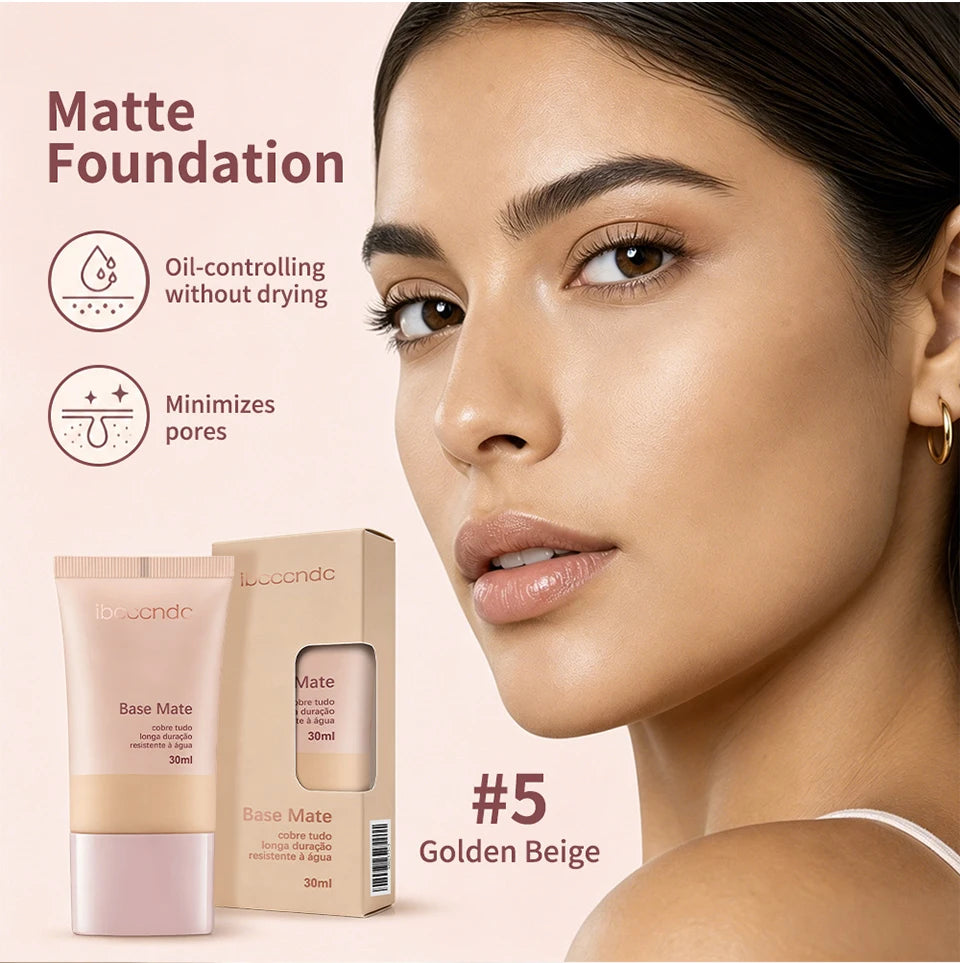 Matte Foundation and Liquid Face Makeup for Long Lasting Daily Skin Coverage