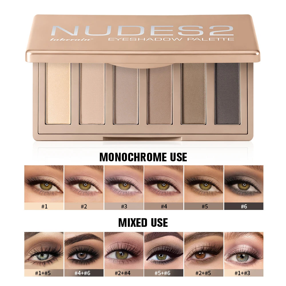 Eyeshadow Palette and Neutral Makeup Set for Everyday Looks and Party Wear