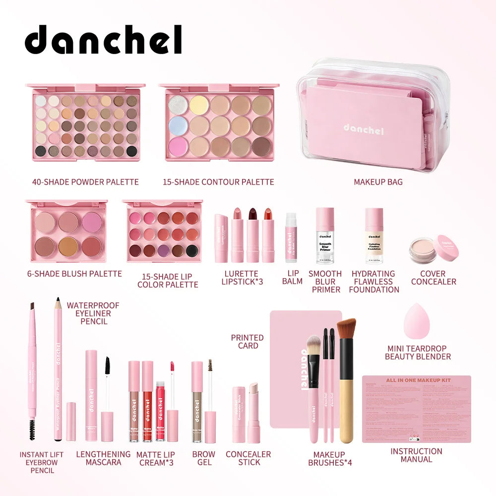 All in One Makeup Kit and Complete Beauty Set for Beginners and Travel Enthusiasts - 3