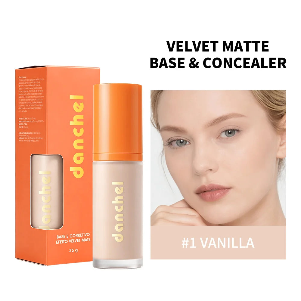 Liquid Foundation and Face Concealer for achieving a flawless velvet matte finish