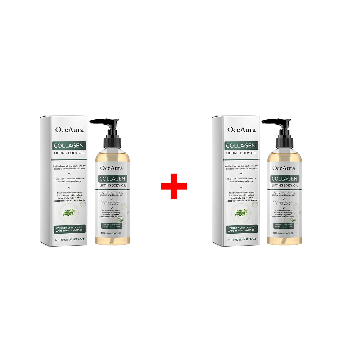 Collagen Body Firming Massage Oil and Tightening Skin Serum for Daily Body Care