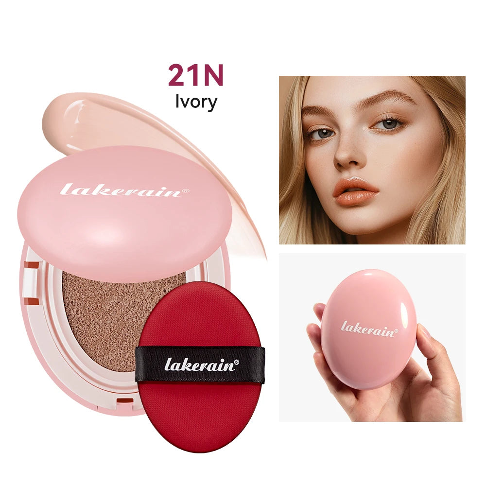 Semi Matte CC Cream Cushion and Long Lasting Foundation for Flawless Face Makeup