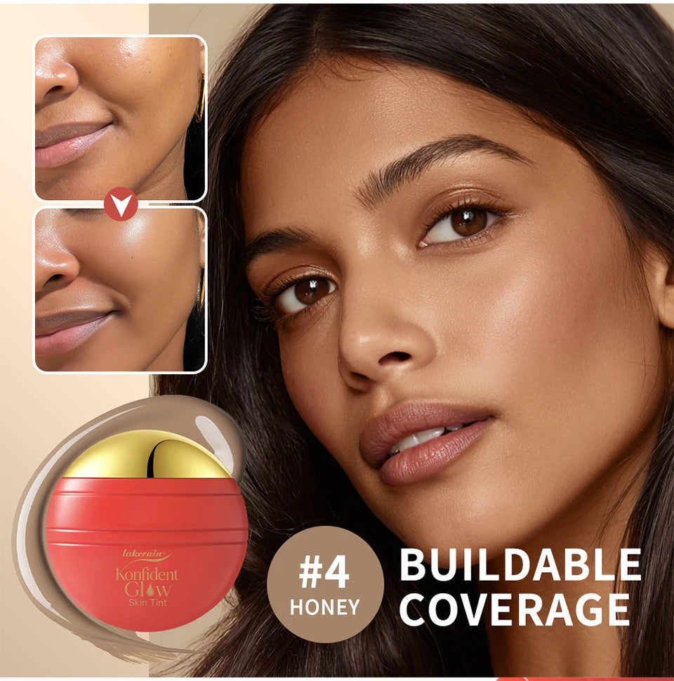 Skin Tint Foundation and Liquid Makeup Base for Daily Radiant Complexion - 9