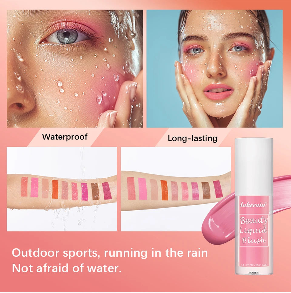 Liquid Blush and Cheek Tint for Natural Flawless Makeup Everyday Wear - 12