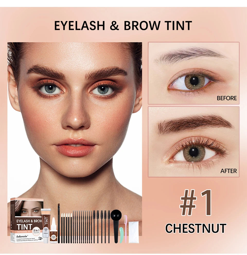 Eyelash and Brow Tint Kit for Natural Looking Definition and Long Lasting Color - 11