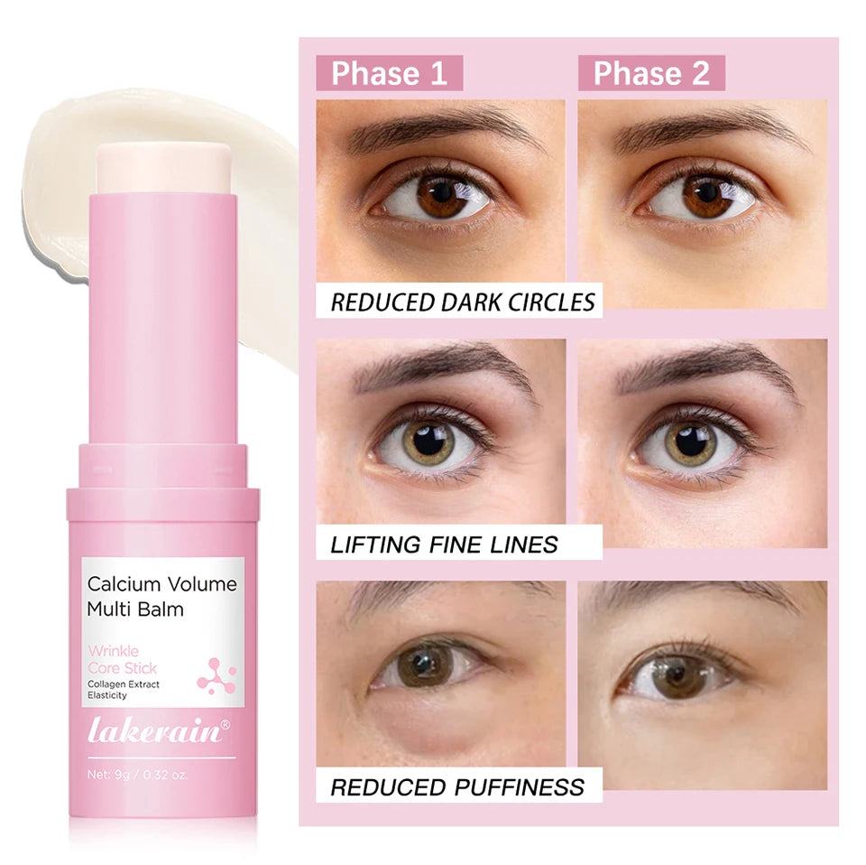 Calcium Volume Multi Balm and Eye Wrinkle Cream Stick for Daily Skin Care - 11