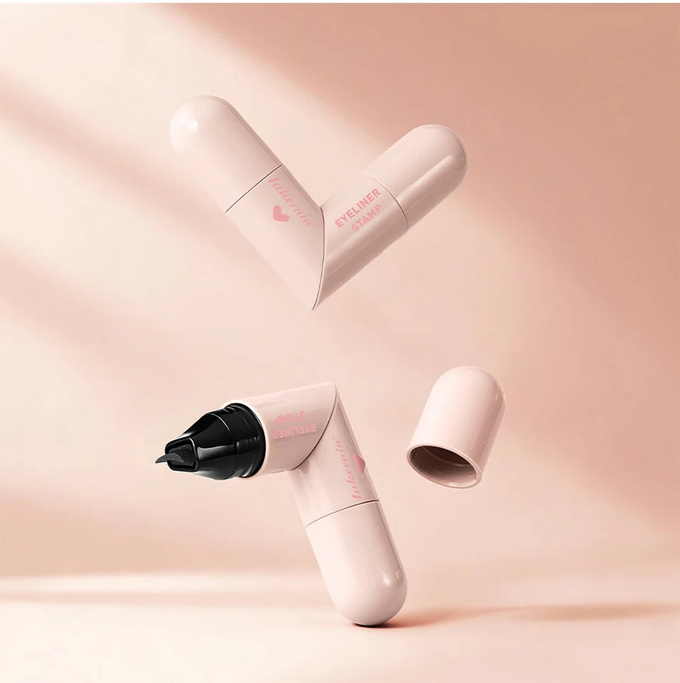 Liquid Eyeliner Stamp and Winged Eyeliner Pen for Perfect Quick Eye Makeup Looks