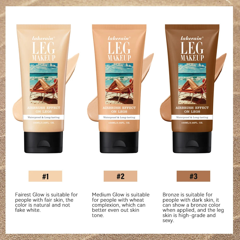 Leg Makeup Lotion and Body Foundation for Smooth Even Skin Tone Daily Wear