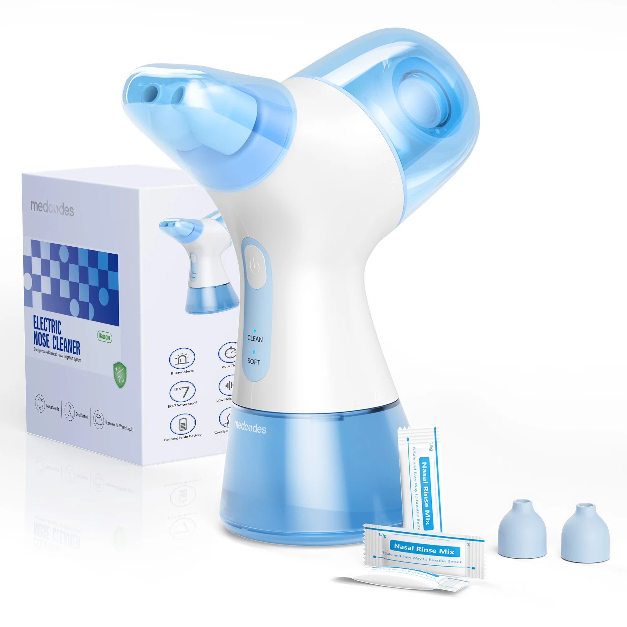 Nasal Irrigation System and Sinus Rinse Machine for Allergy and Congestion Relief - 1