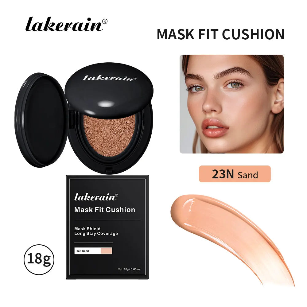 Semi Matte CC Cream Cushion and Long Lasting Foundation for Flawless Face Makeup