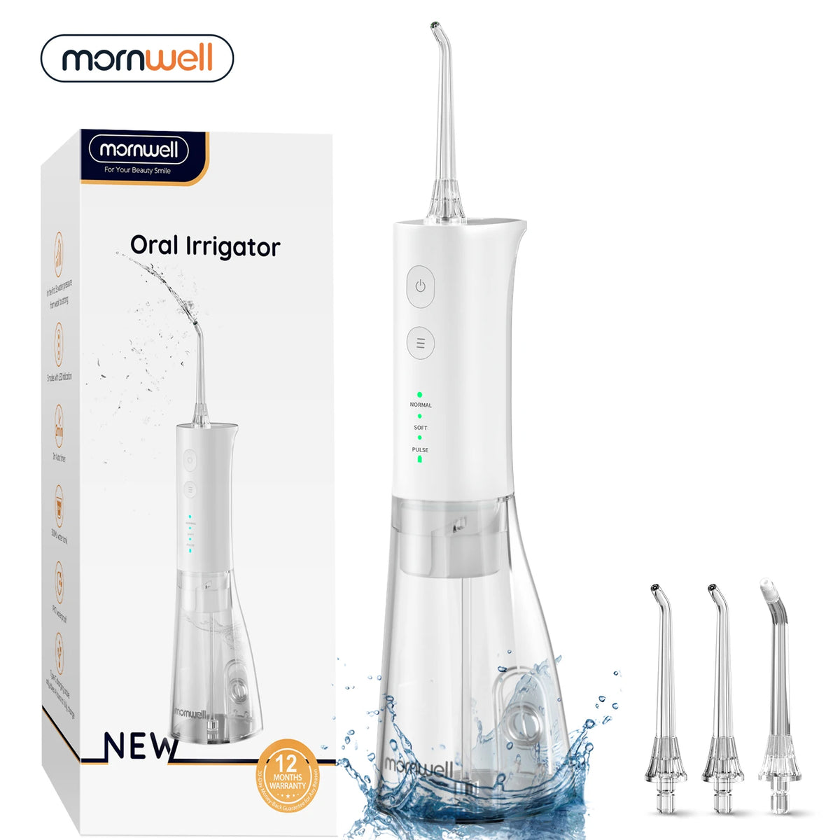 Portable Water Flosser and Oral Irrigator for Daily Teeth Cleaning Routine