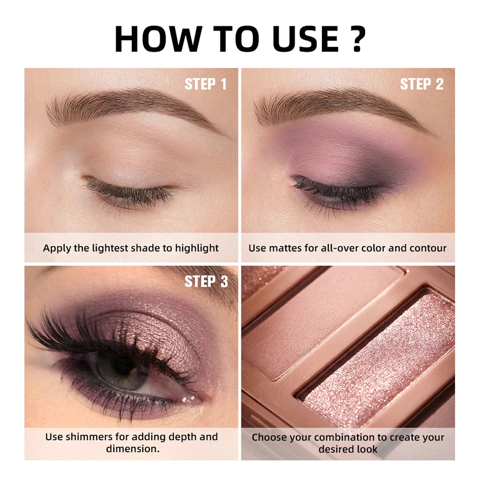 Eyeshadow Palette and Makeup Kit for Daily Natural Looks and Evening Glamour - 14