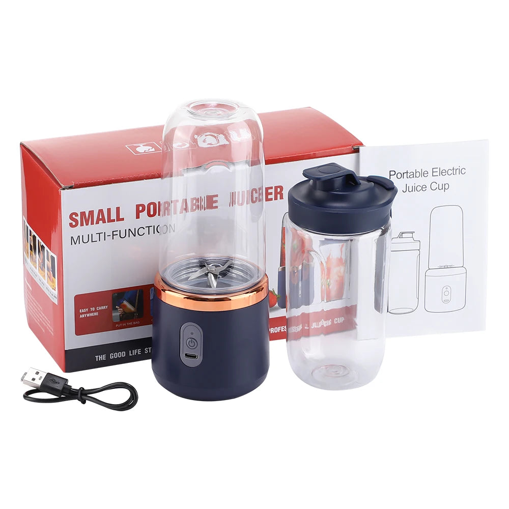 Portable Electric Juicer Cup and Mini Fruit Blender for Healthy Living
