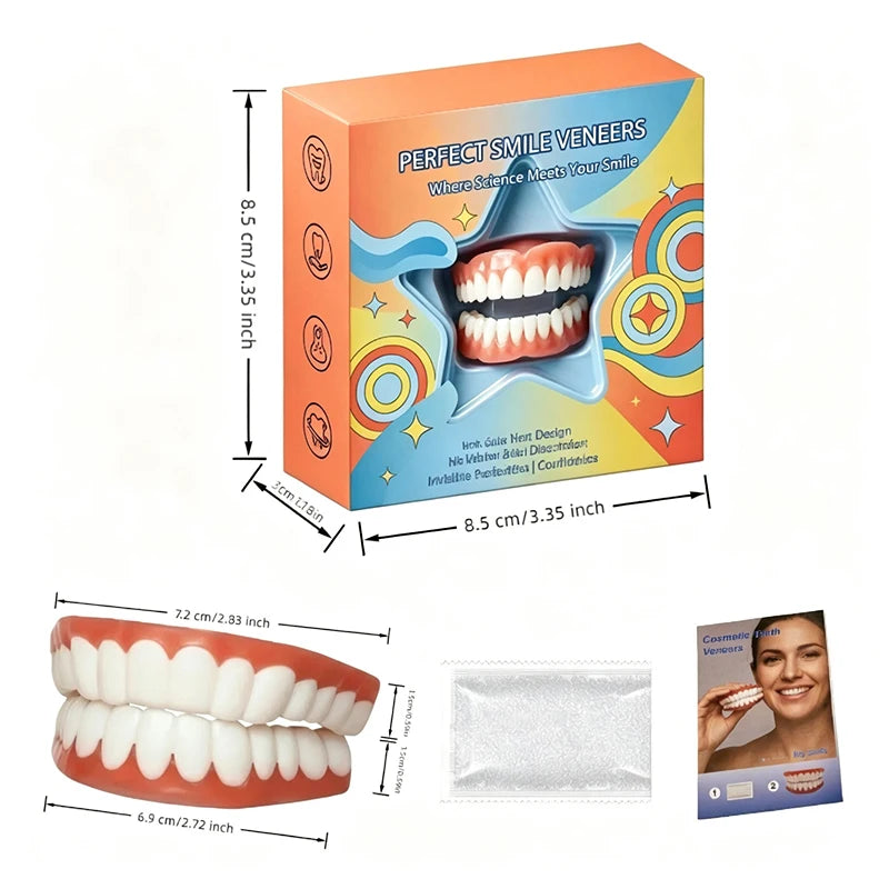 Silicone Simulation Dentures and Cosmetic Teeth for Daily Smile Enhancement - 11
