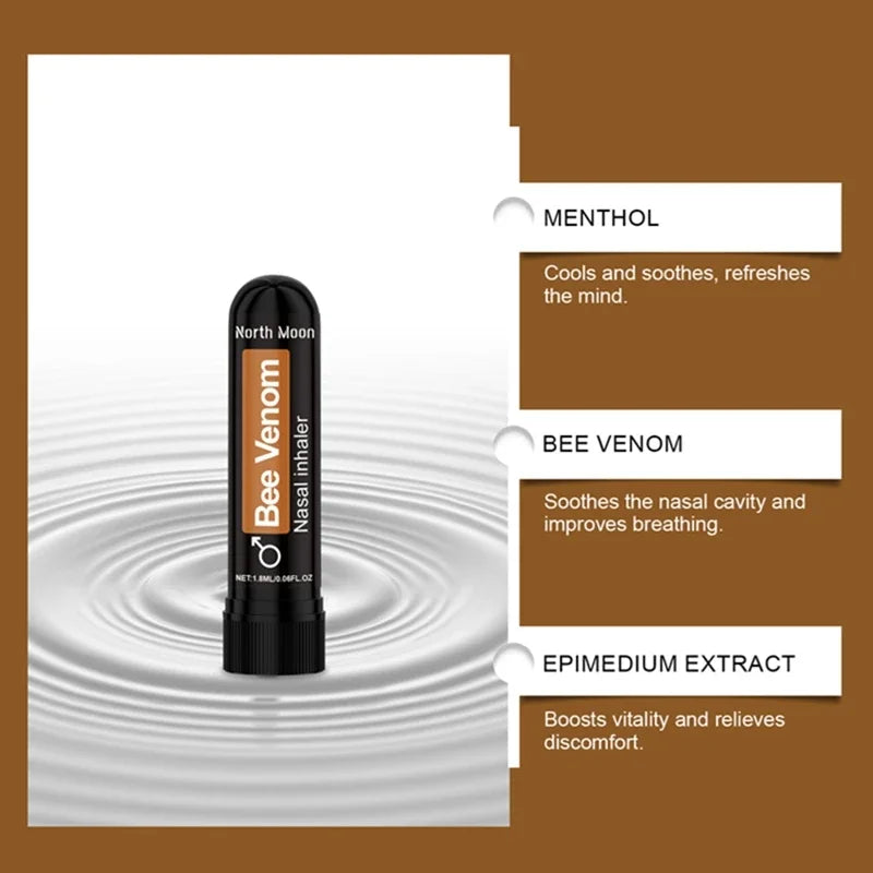 Bee Venom Nasal Inhaler and Vitality Support Stick for Daily Energy Boost